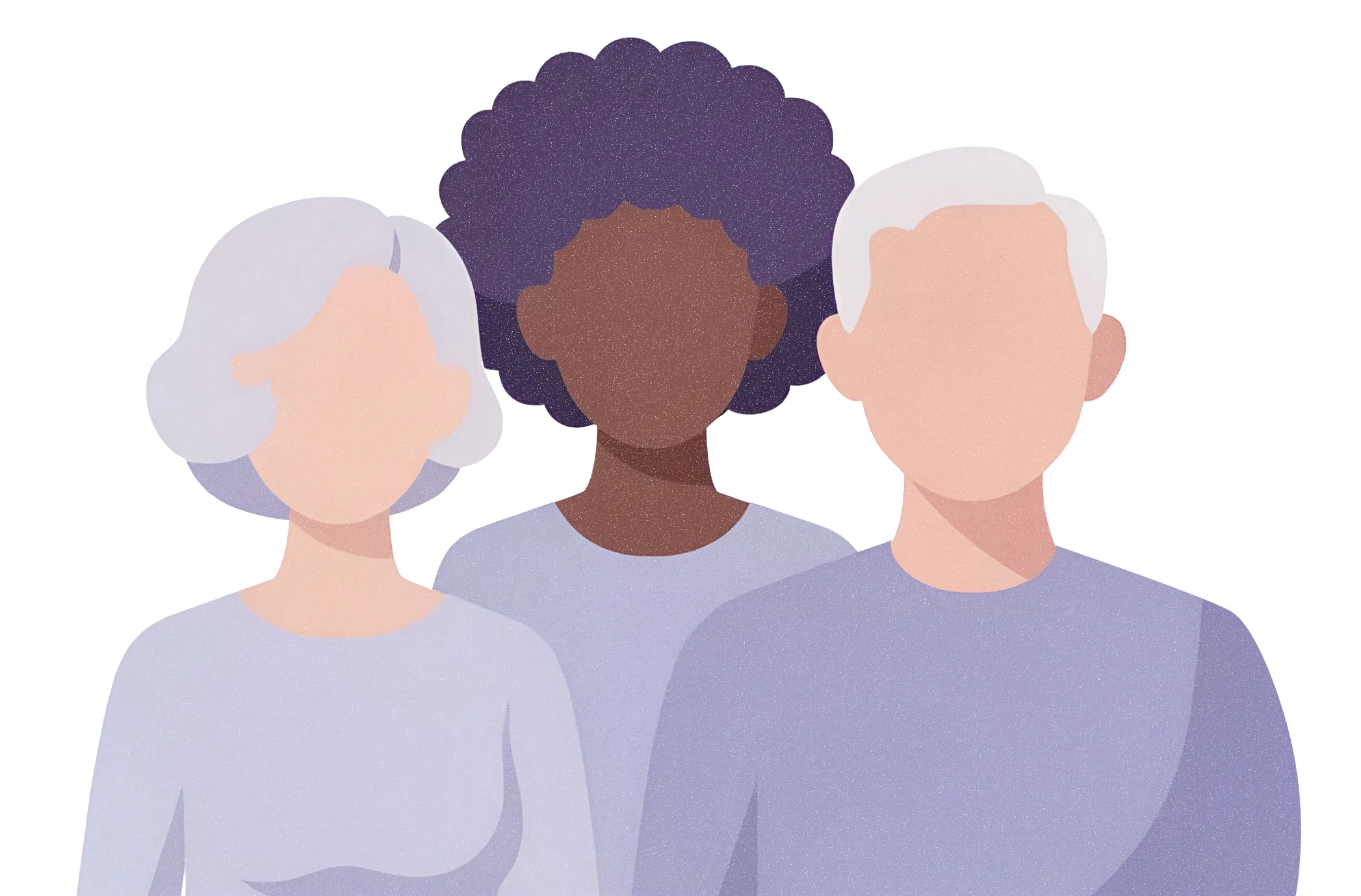 Family embracing together